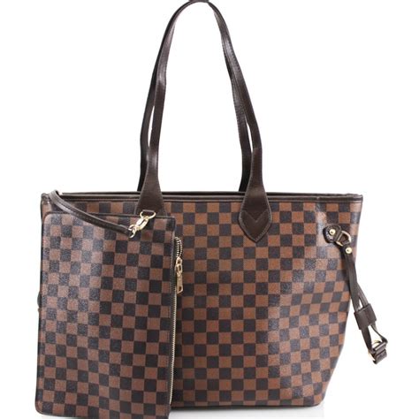 light brown lv bag|louis vuitton brown checkered bag.